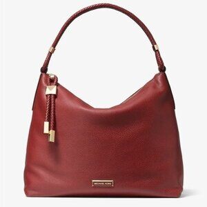 Michael Kors Burgundy Lexington Should Bag